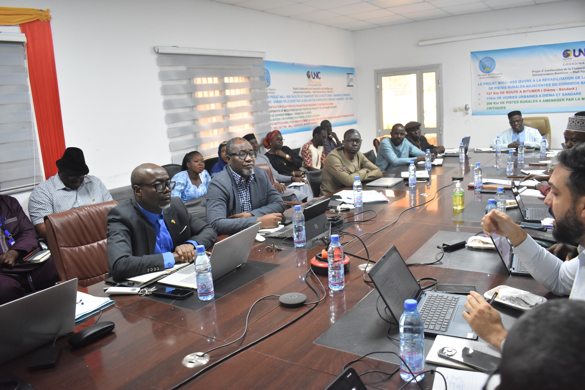 La première mission de supervision du Projet Mali Nafa Soro Siraw